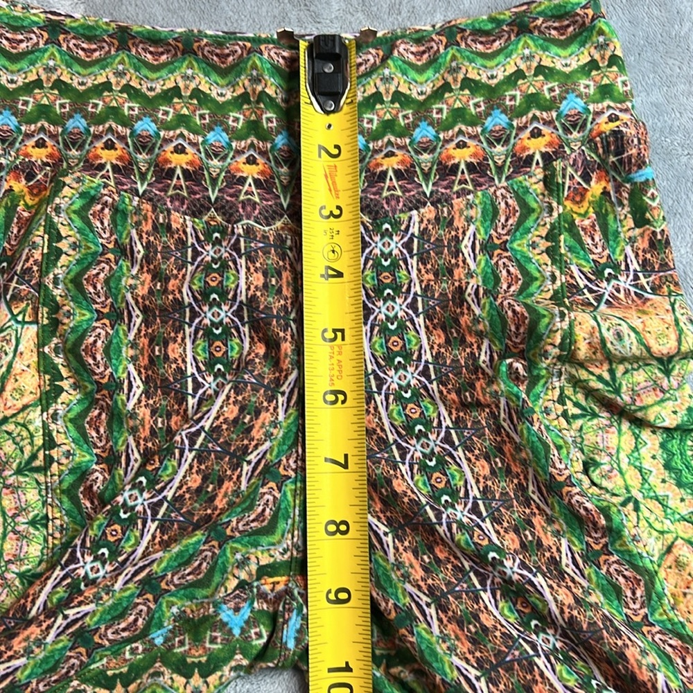 🎯NWOT Wolven Fauna Flare Green Size XSP - Picture 11 of 12